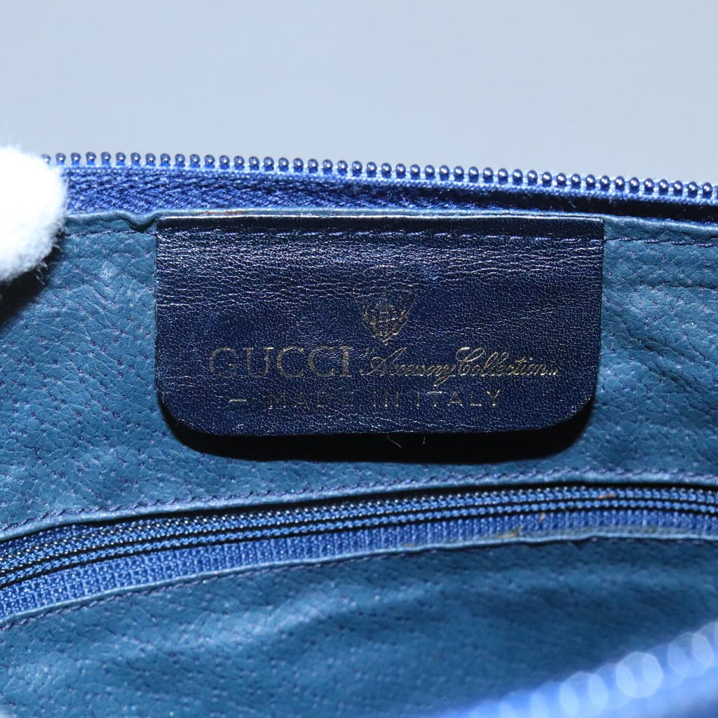 Gucci GG Navy Canvas Ophidia Tote Handbag