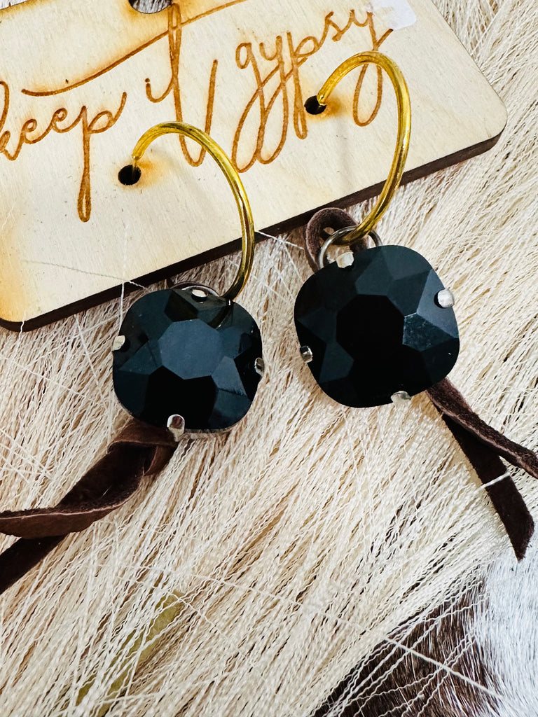 Cheetah Circle Earrings by Keep It Gypsy – Denims & Diamonds Boutique