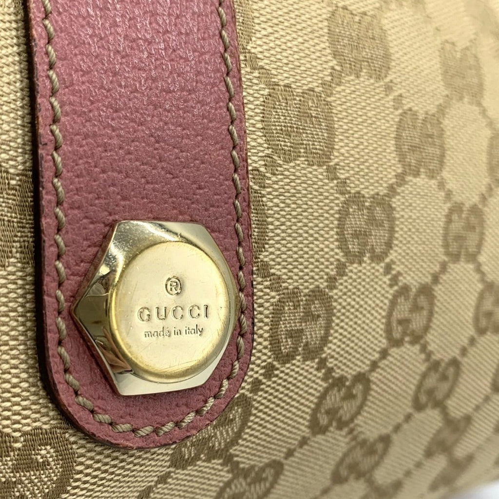 GUCCI Canvas Charmy Handbag Purse