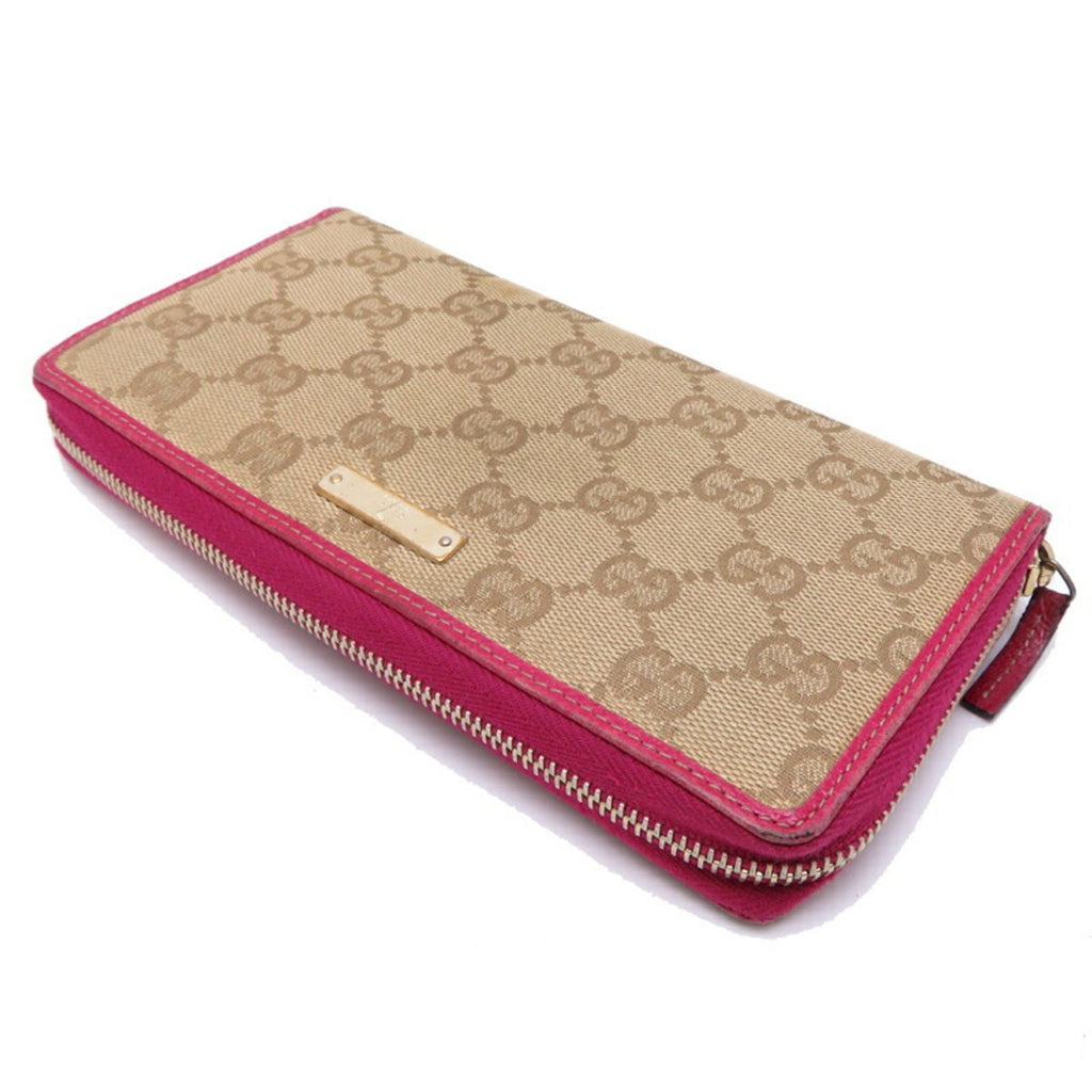 Gucci GG Canvas Wallet - Magenta