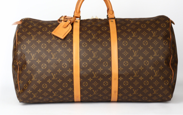 Louis Vuitton 55 Keepall Duffle Bag Tote