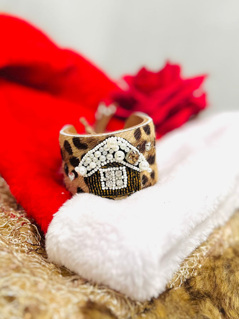 Gingerbread Holiday Home Cinch Cuff