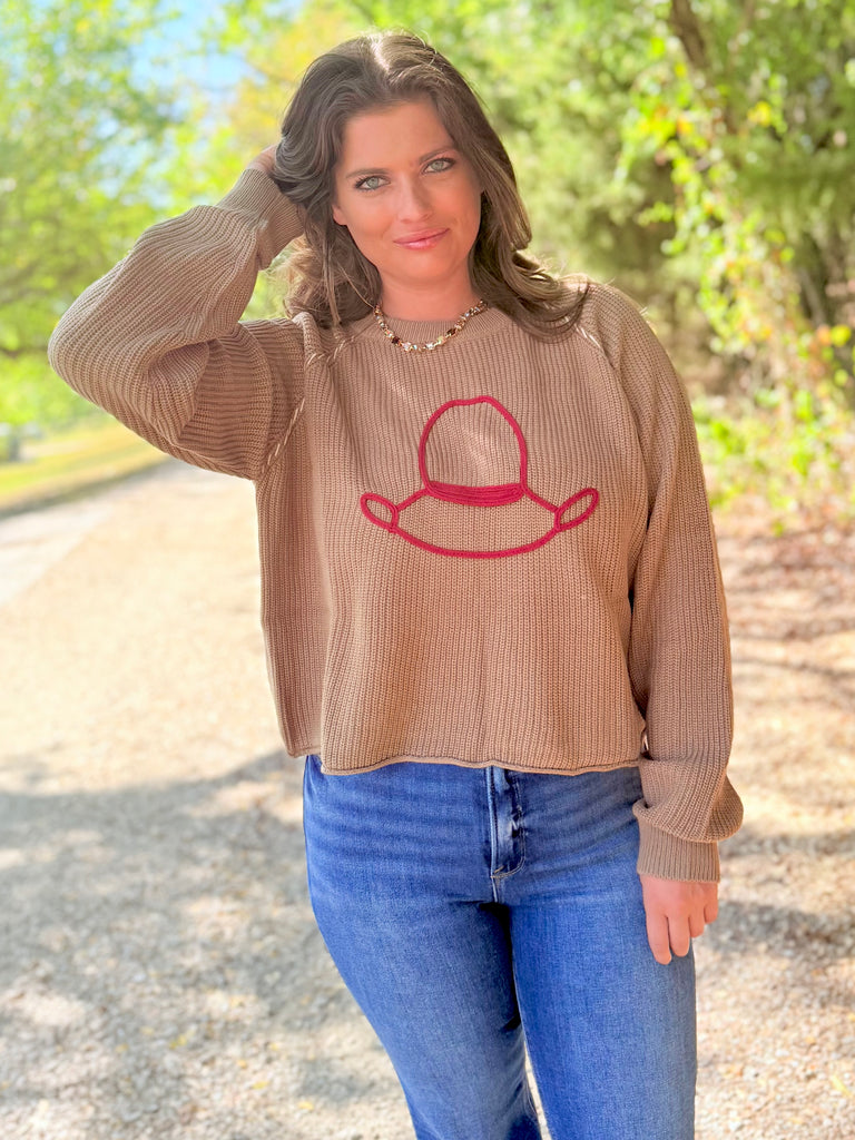 Hats Off Knit Sweater by 2Fly