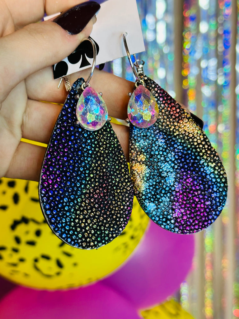 Limited Edition- All Multi Stingray Earrings