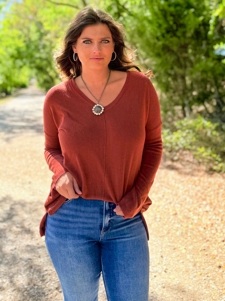 Your Favorite Holiday Sweater - Rust