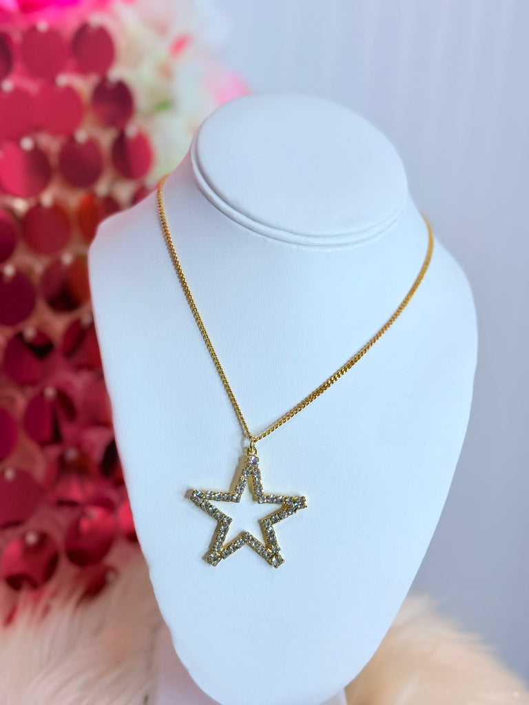 Rigel Gold Swarovski Star Necklace