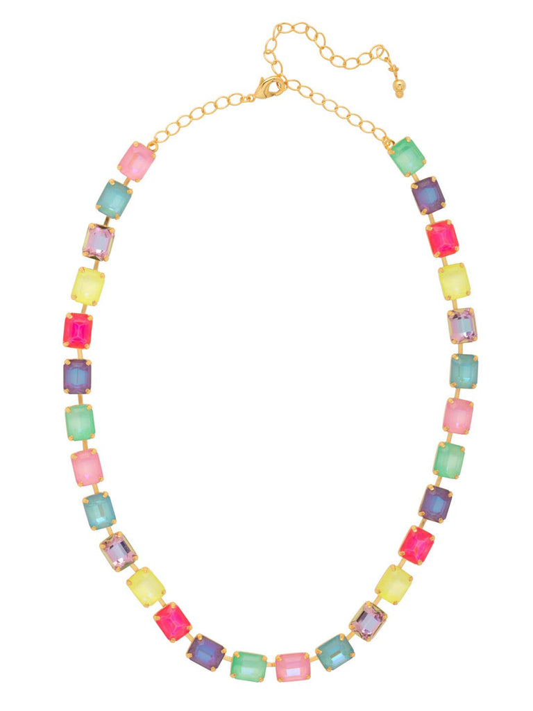 Octavia Repeating Tennis Necklace - Vibrant