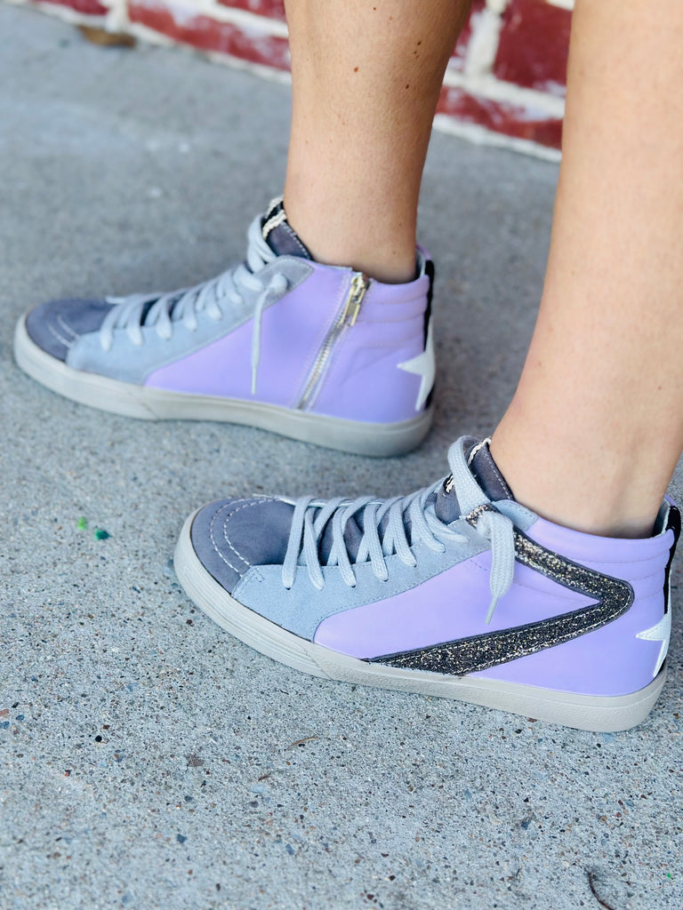 Lilac Rooney Tennis Shoe