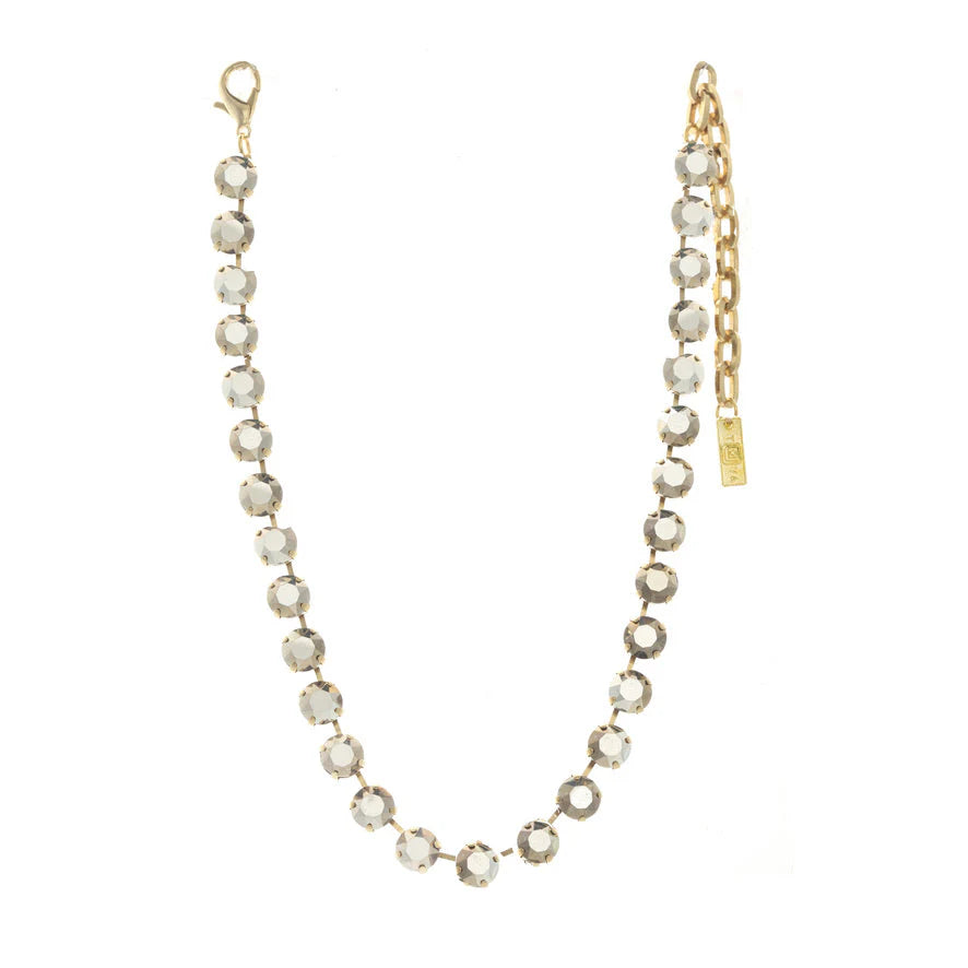 Trentley Chunky Gold Chrome Swarovski Necklace