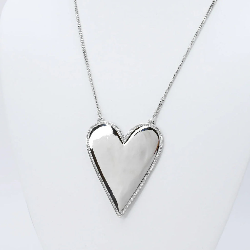 Big Love Necklace in Silver