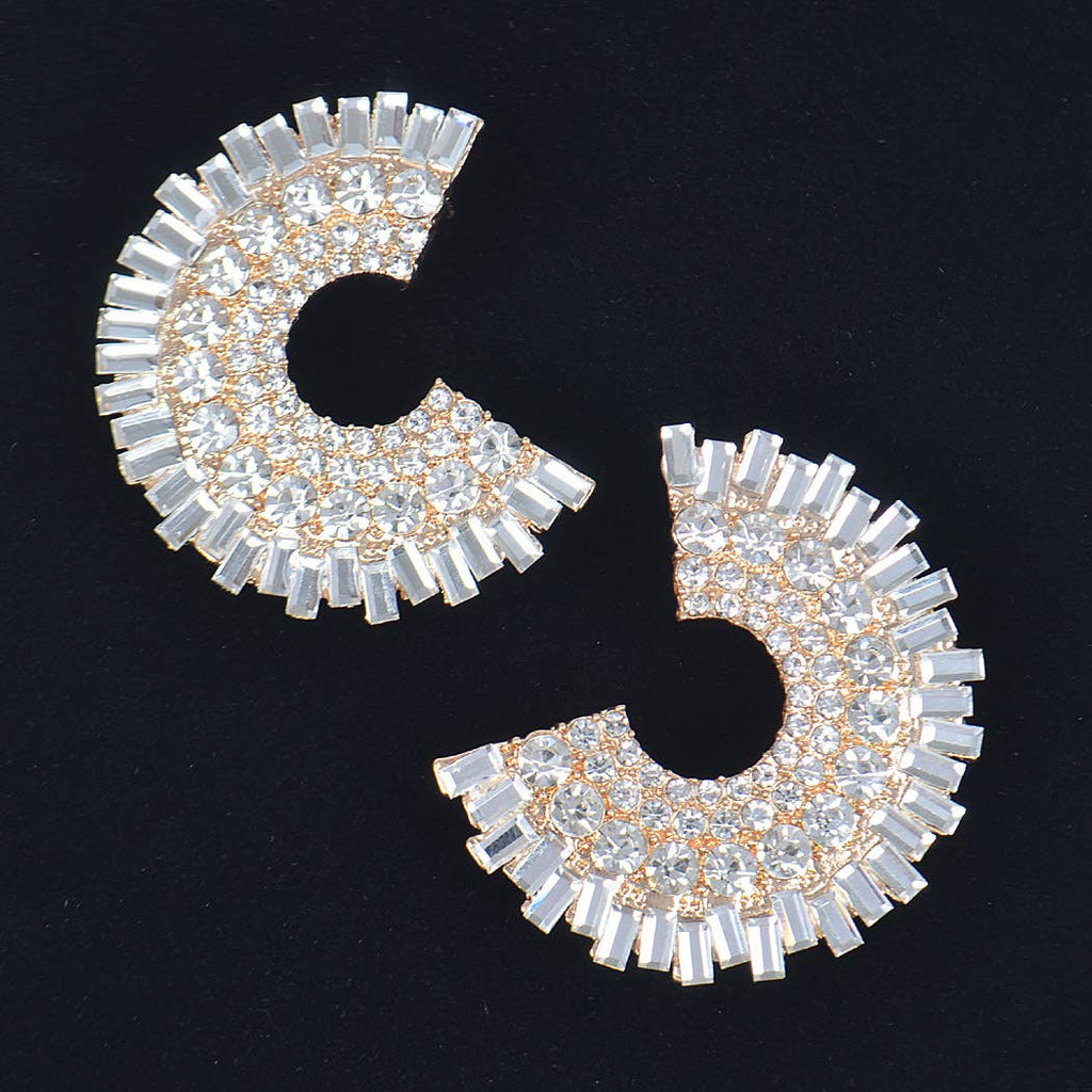 Crystal Mix Rhinestone Earrings