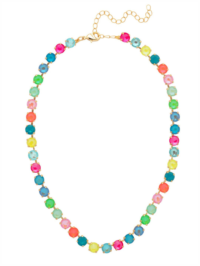 Matilda Tennis Necklace - Vibrant