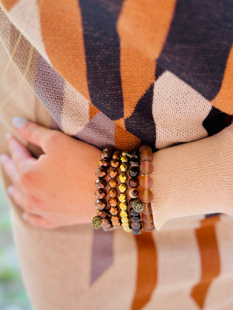 Falling in Leopard Bracelet Stack