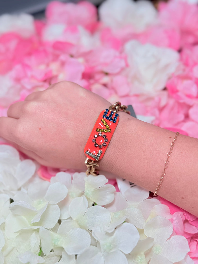 LOVE ID Bracelet- Candy Crush Red