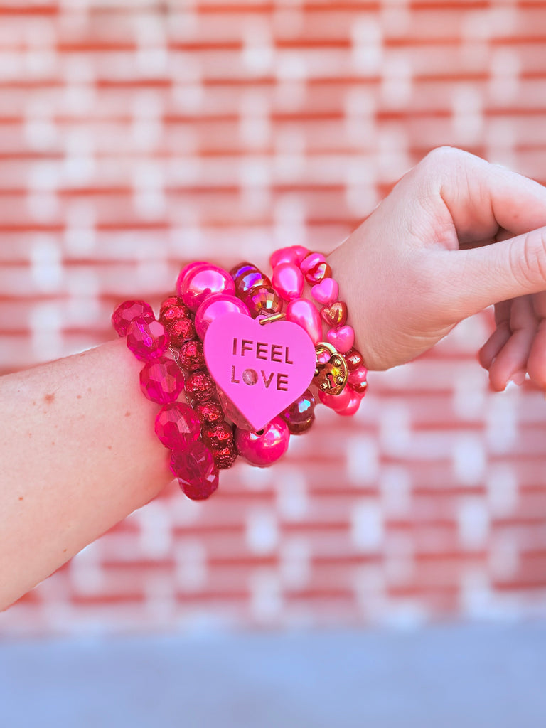 Feeling Loved Beaded Bracelet Set