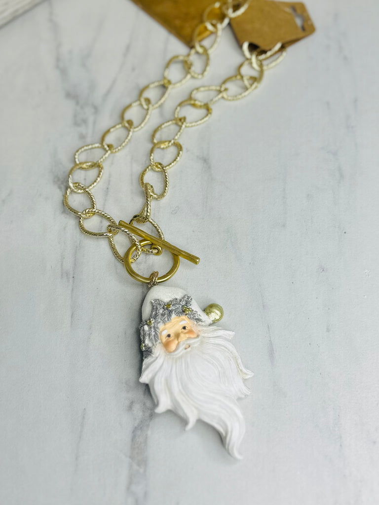 Ol Saint Nick Charm Necklace