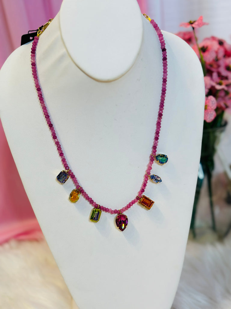 Sweet Joy Swarovski Gem Necklace