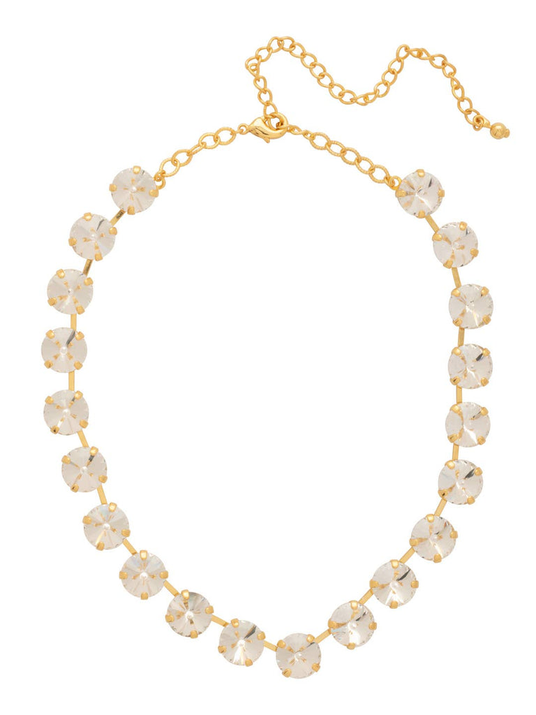 Mara Choker Tennis Necklace -  Clear