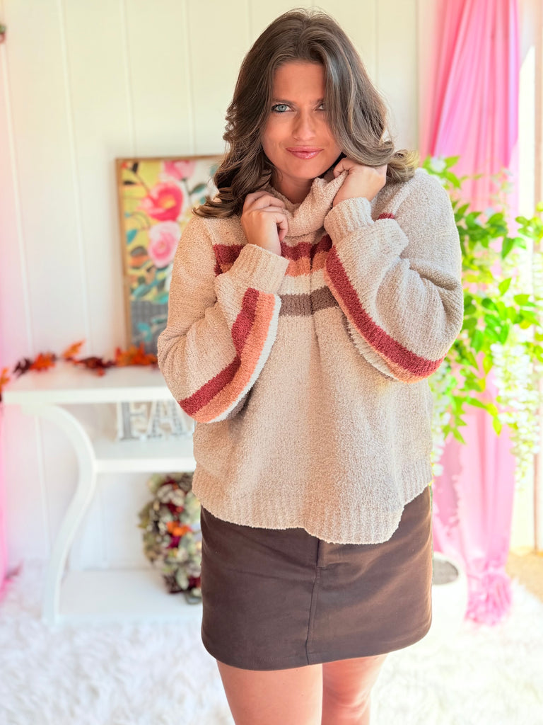 Weekend Getaway Sweater - Taupe