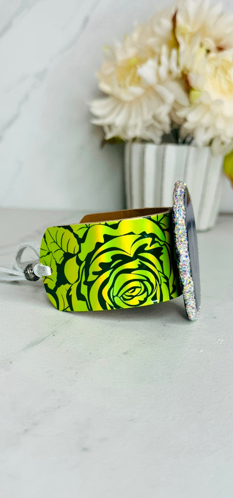 Electric Roses Holo Large Stone Cuff