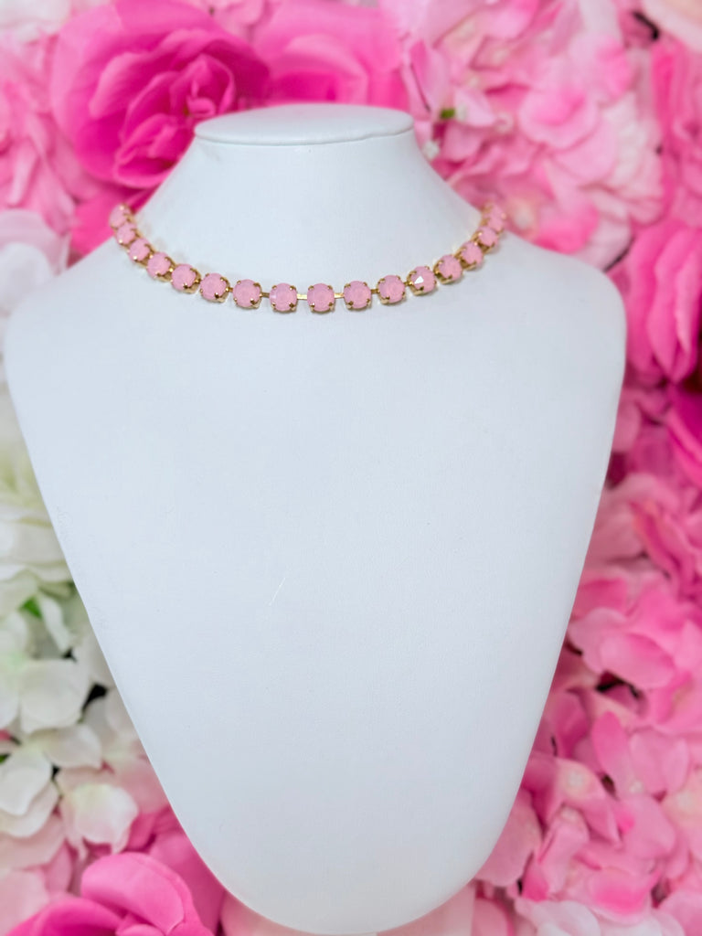 Oakland Necklace in Petal Pink