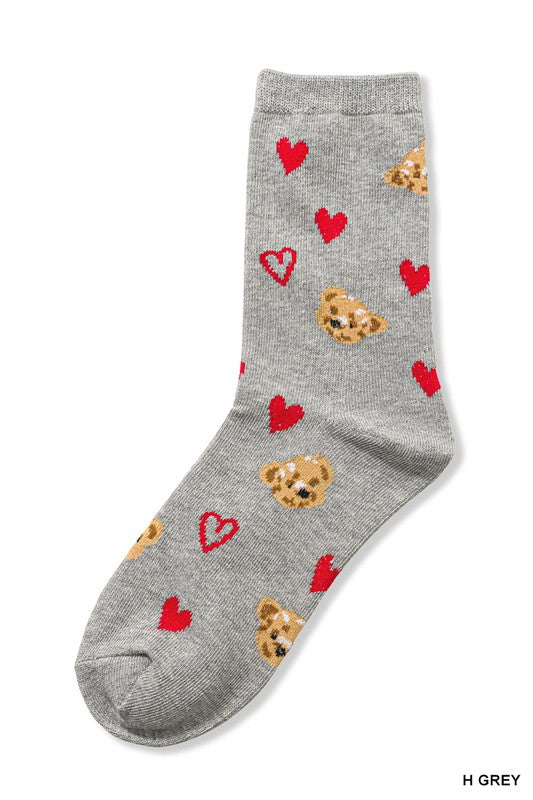 Love You Berry Much Printed Soft and Cozy Socks