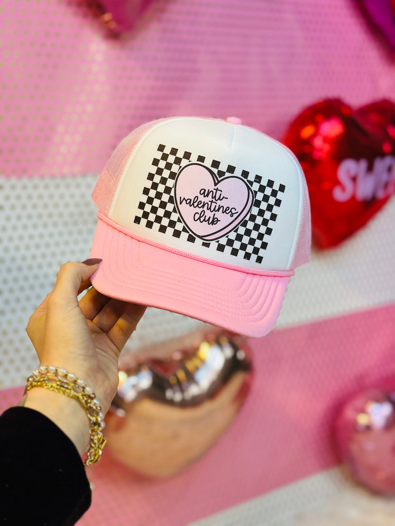 Anti Valentines Graphic Trucker Hat