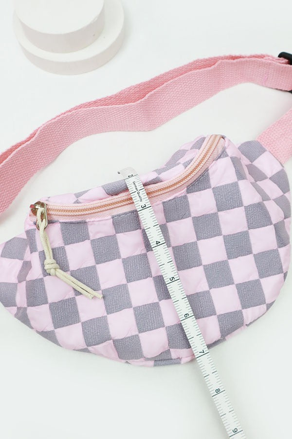 Checked Out Bum Bag Crossbody