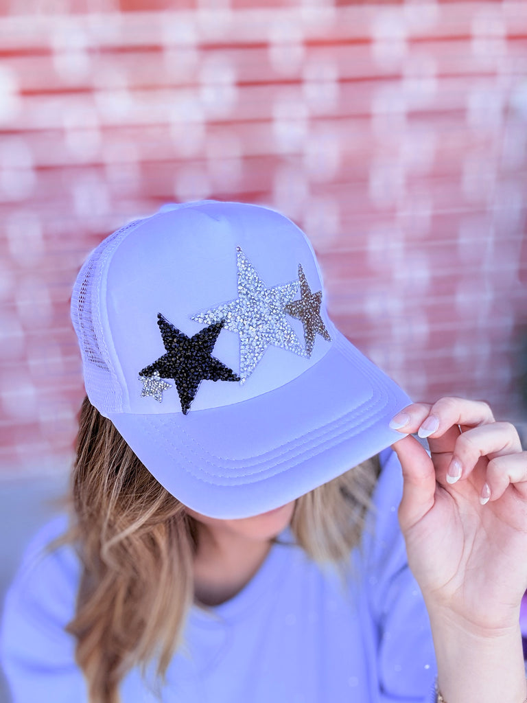 Sparkling Stars Custom TSB Graphic Trucker Hat