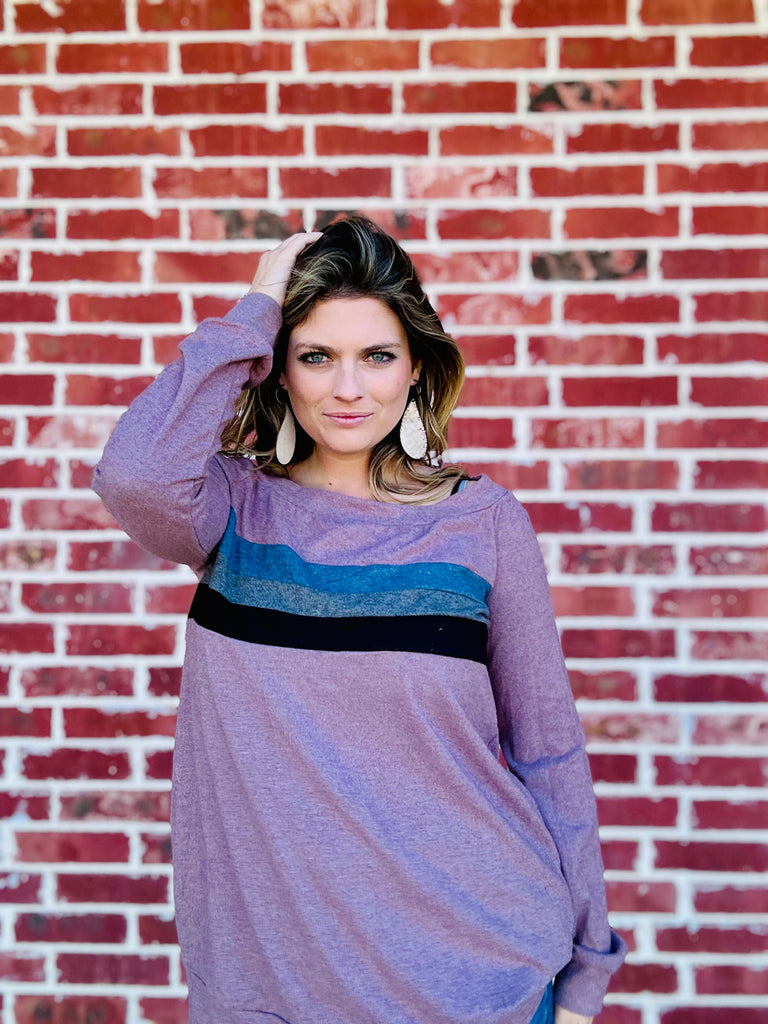 Cozy Choice Top - Mauve