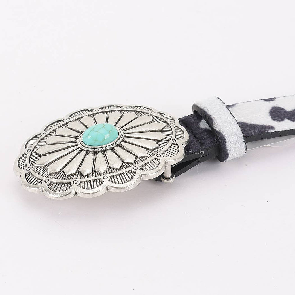 Wild West Cowprint Belt