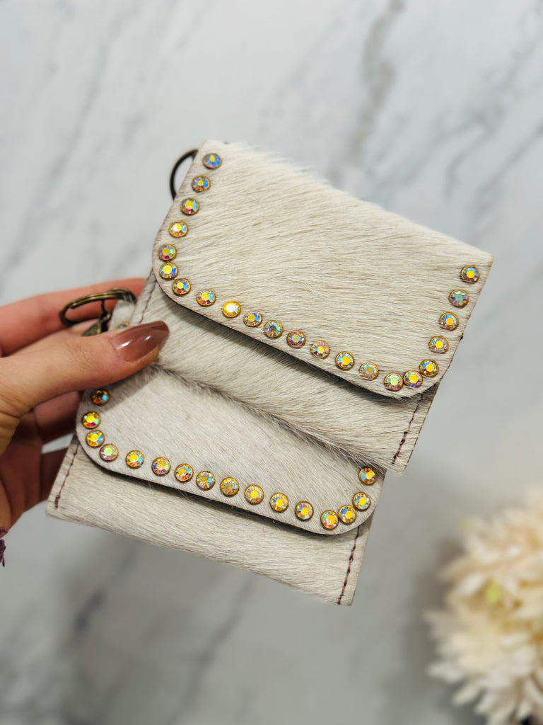 Golden Goose Dolly Card Holder - Ivory Hide