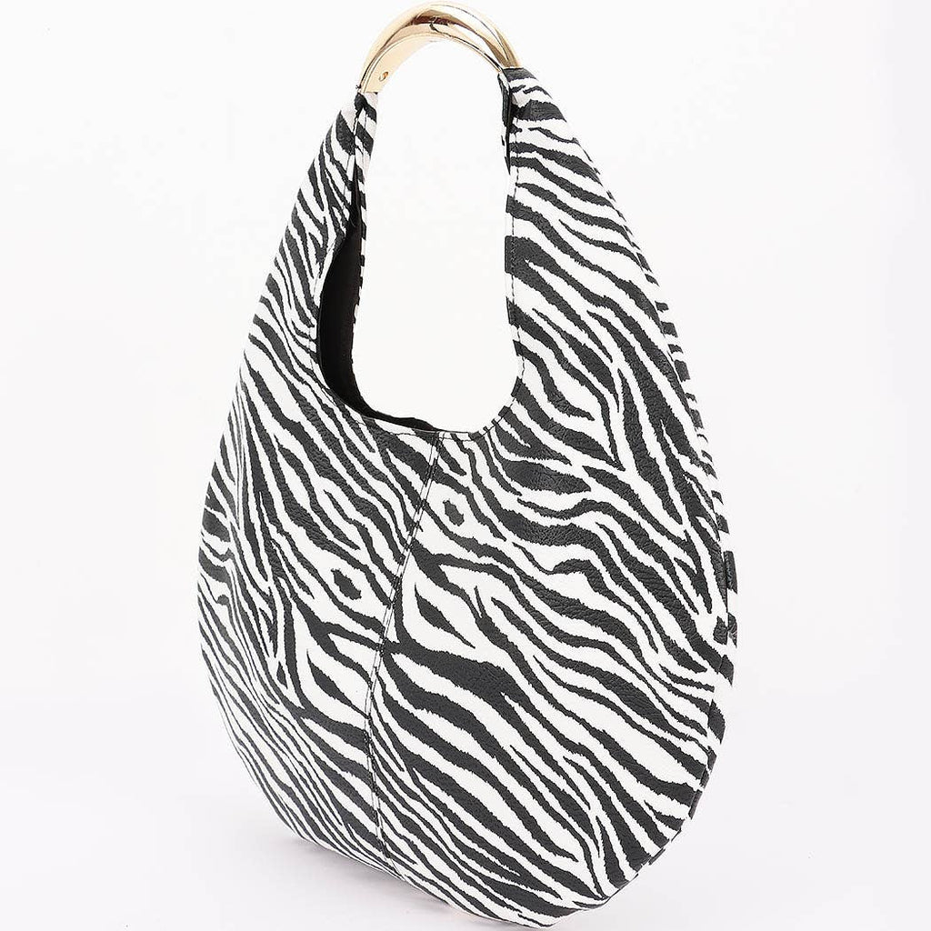 Wild Thing Zebra Hobo Bag