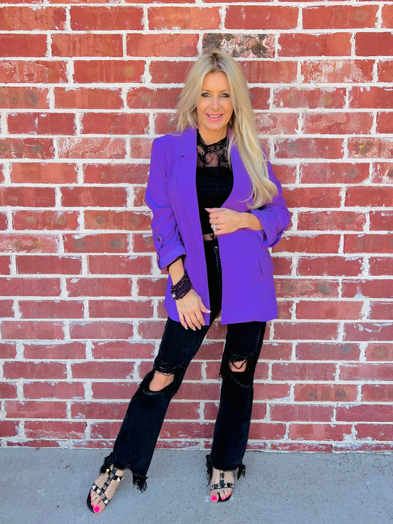 Violet Chic Sweet Blazer