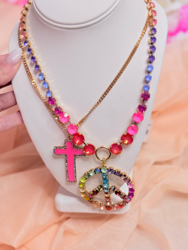 Bright Chic Peace Necklace