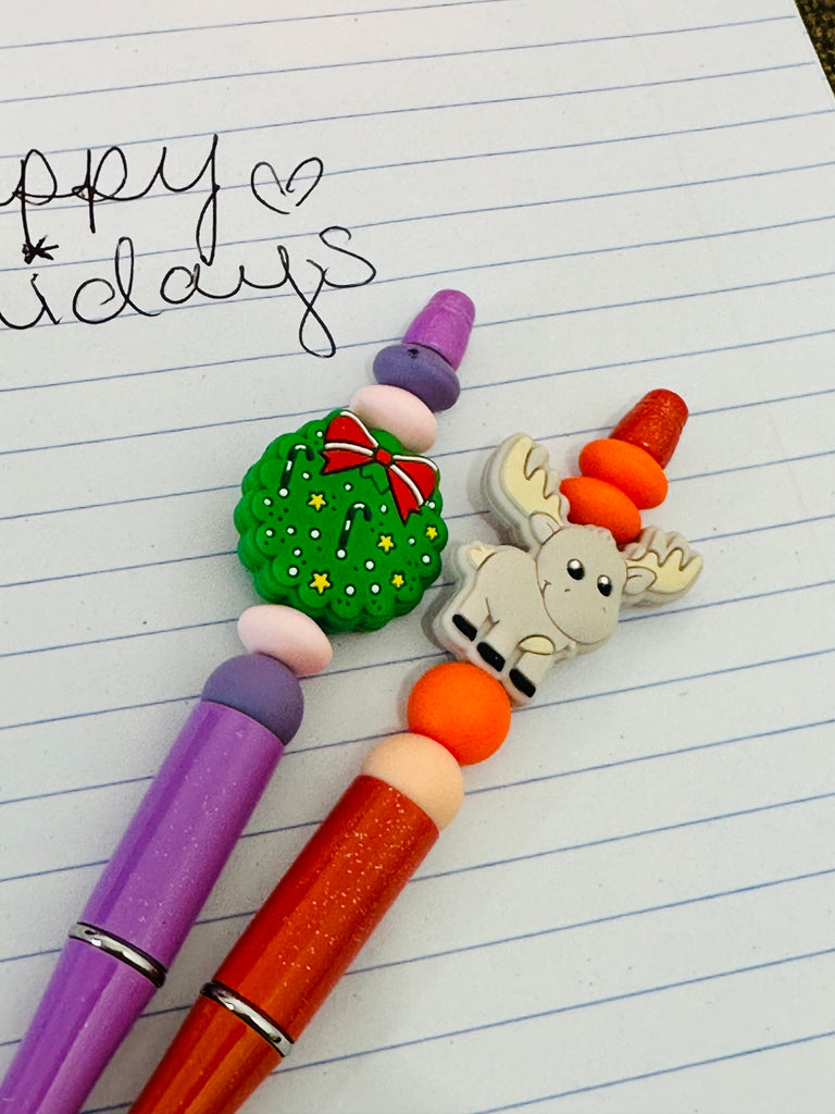 Happy Holiday Charm Pendant Pen (Options)
