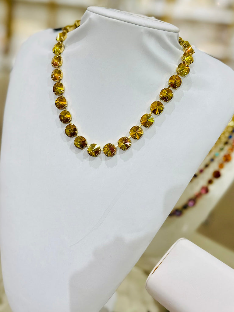 The Sofia Necklace Citrus Lime Brandy