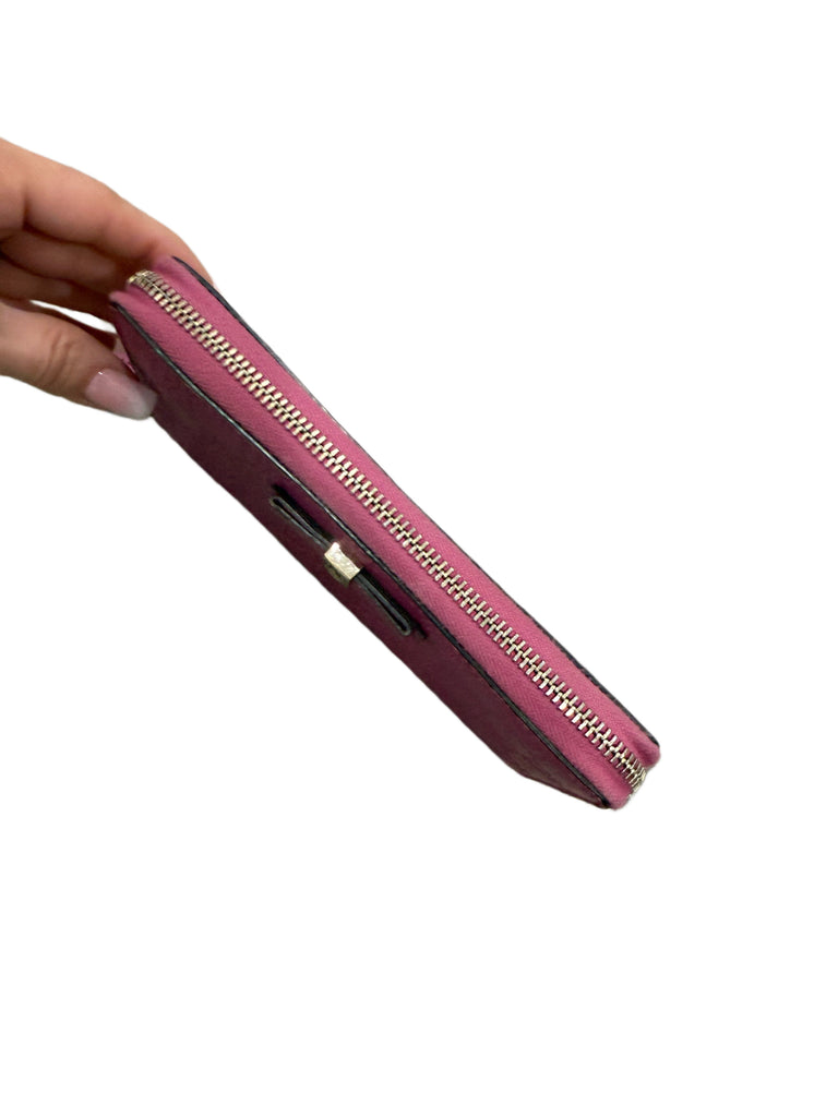 Gucci Guccisima Pink Leather Zippy Wallet