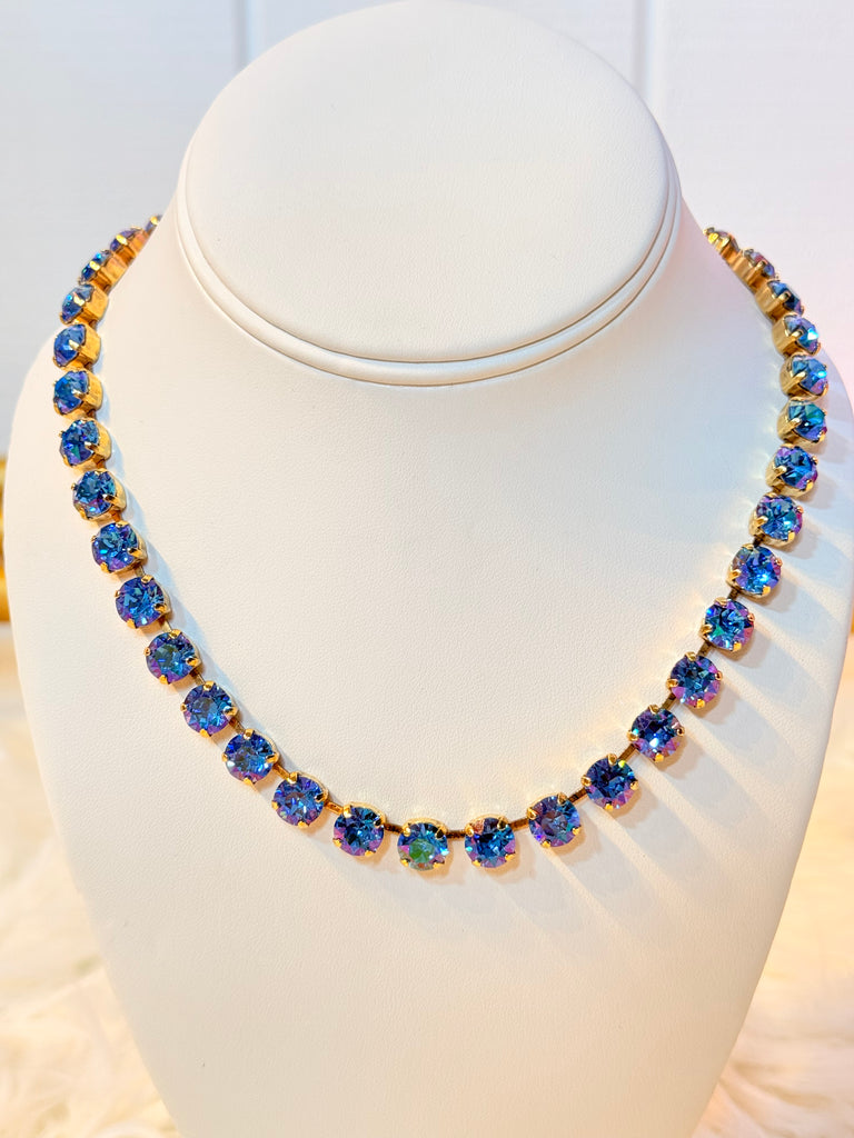 Ice Blue Oakland Swarovski Necklace