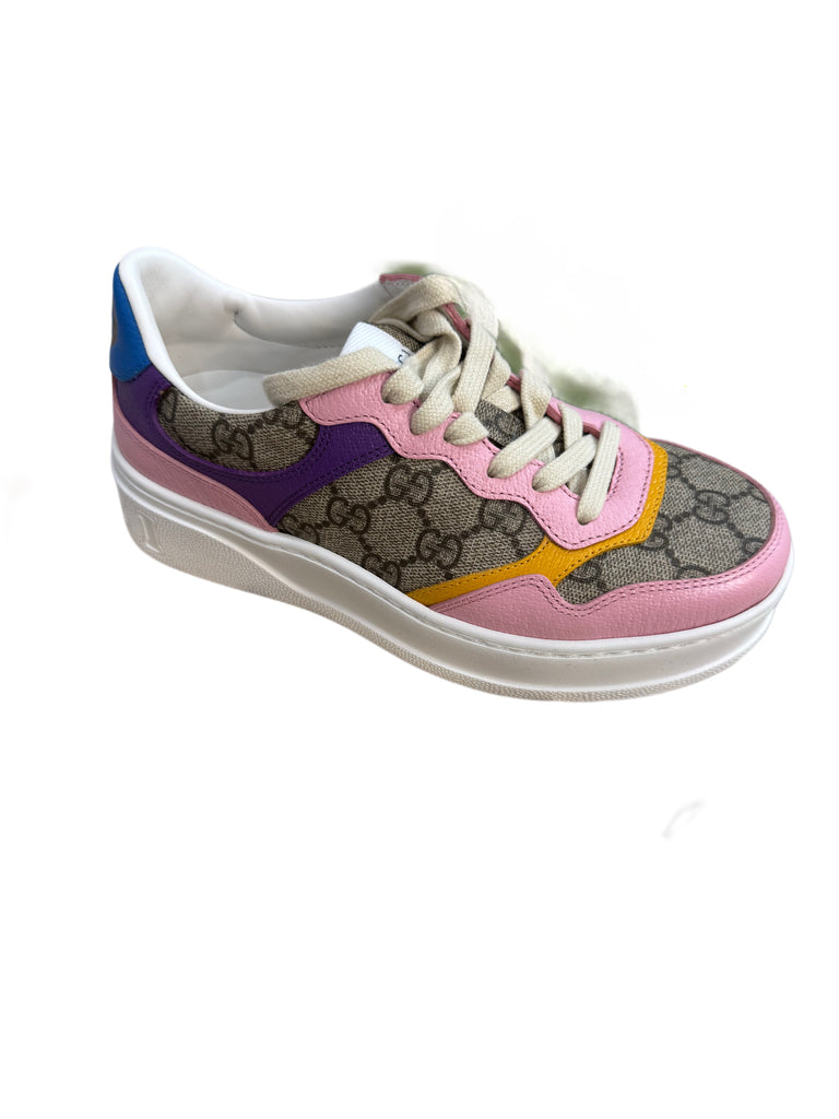 Gucci T.GG Supreme Multi color Tennis Shoes size 35+