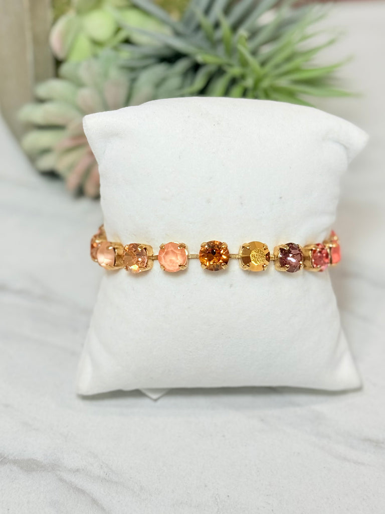 Izzy Swarovski Bracelet Cuff in Candy Glow