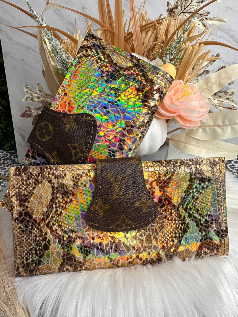 Brown Fall Mix Patchwork Wallet/Clutch – The Sister's Boutique