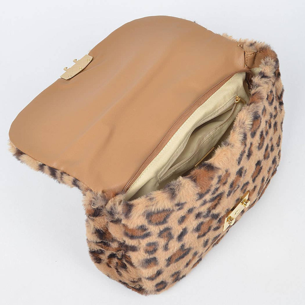 Wild Luxe Leopard Shoulder Bag
