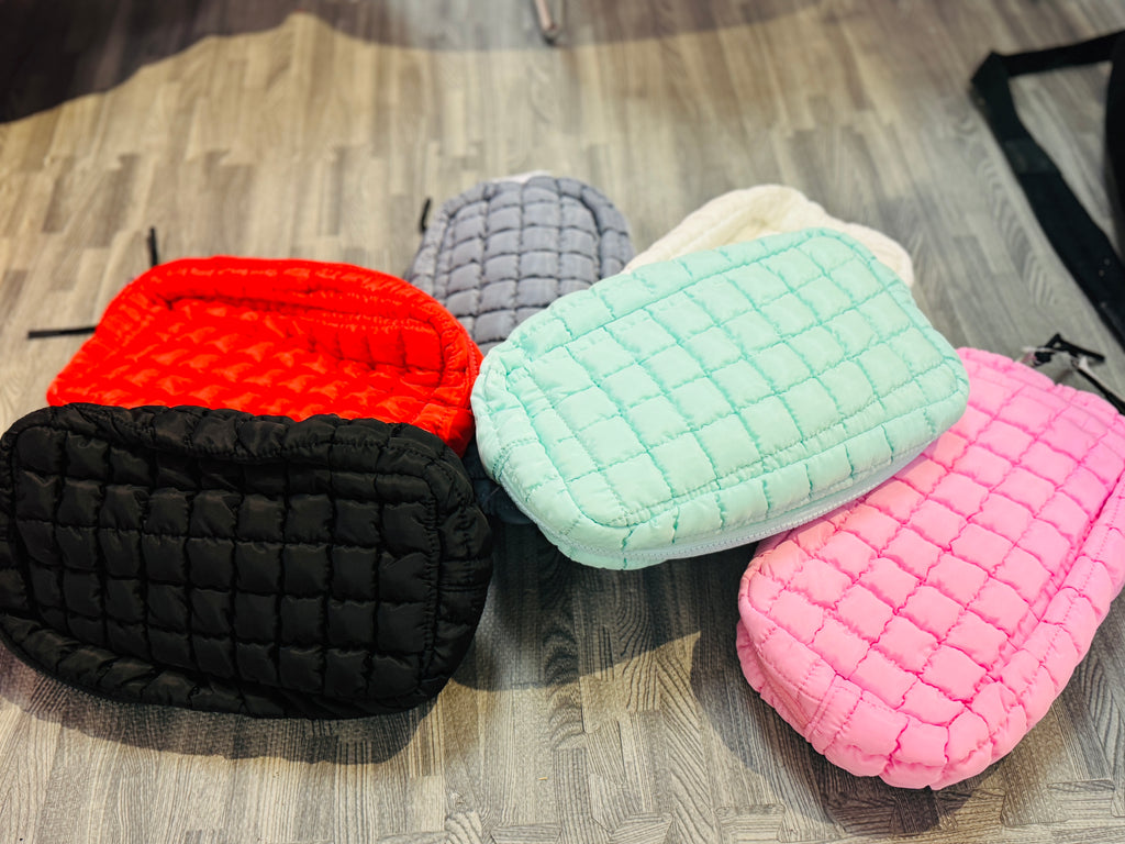 Puffer Quilted Makeup Bag