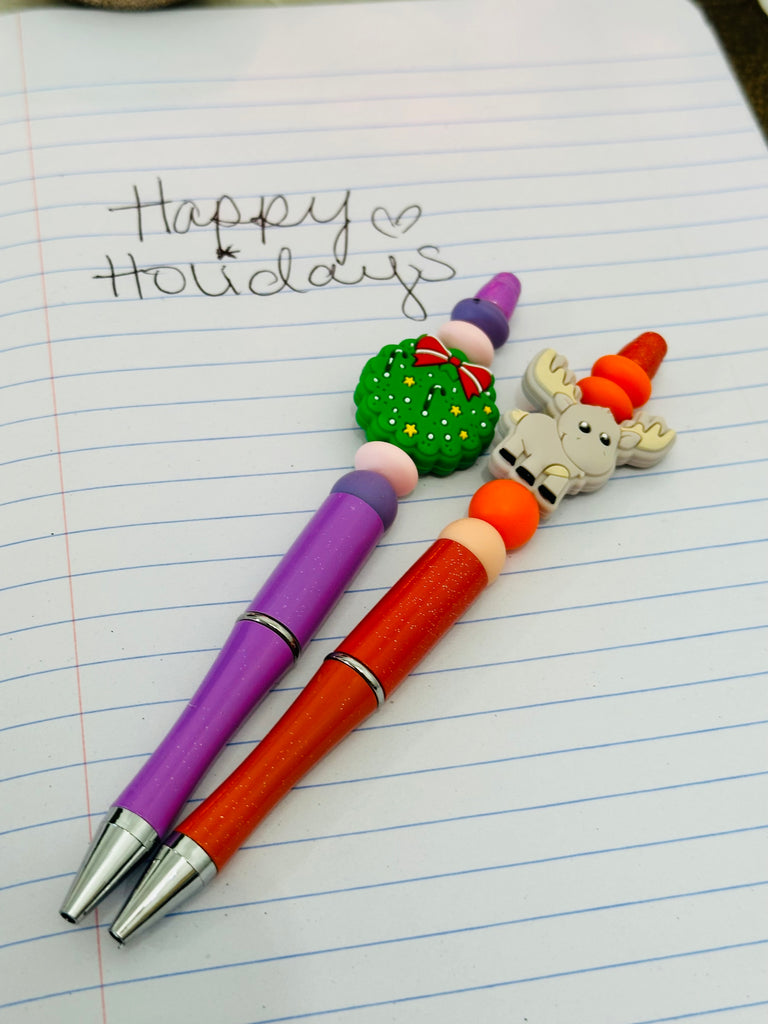 Happy Holiday Charm Pendant Pen (Options)
