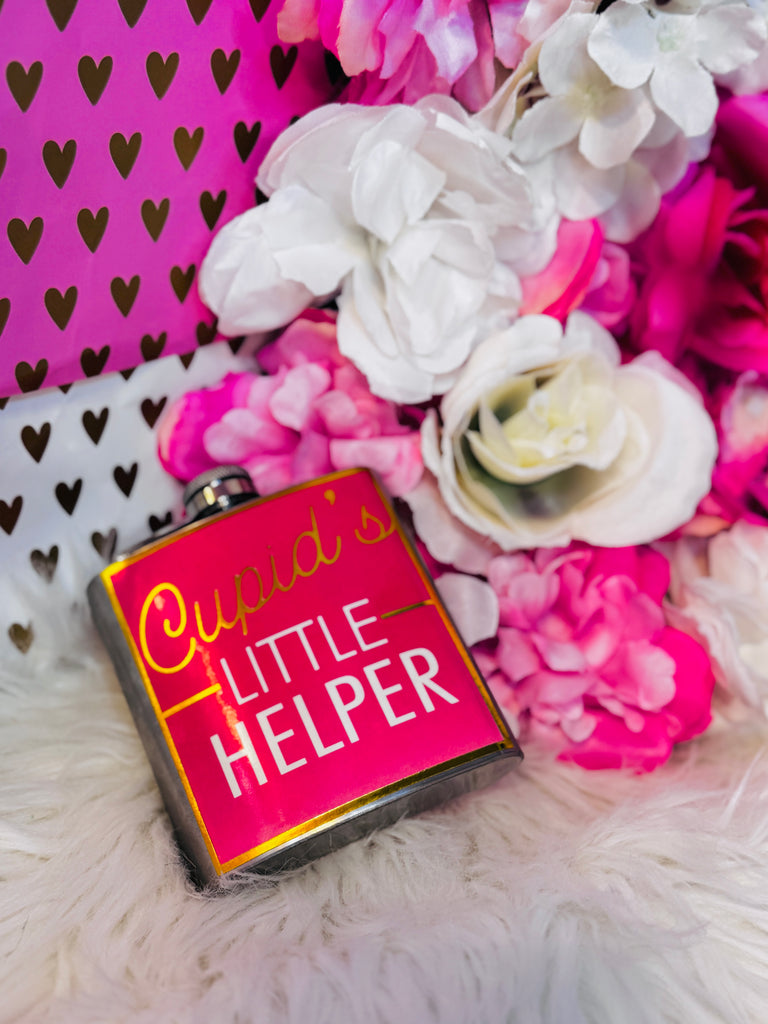 Cupids Helper Graphic Flask