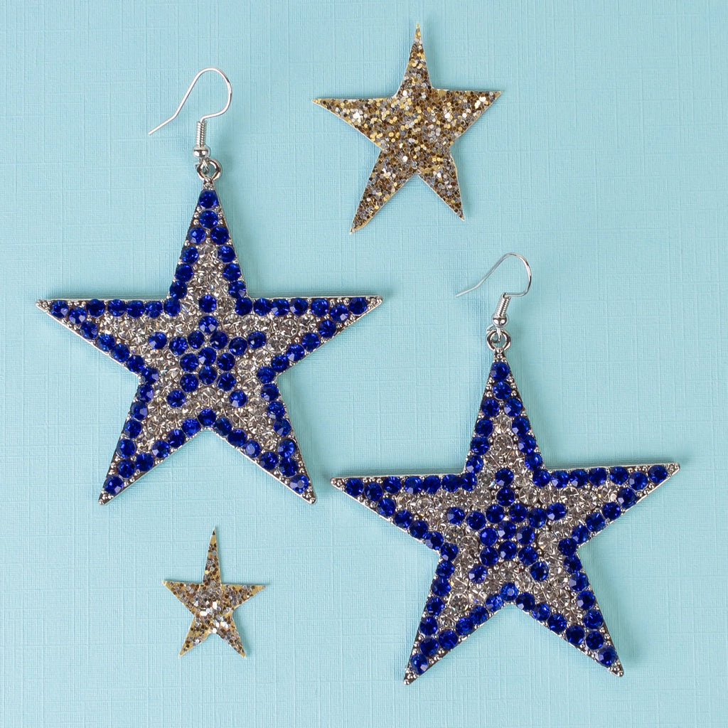 All Star Royal Crystal Earrings