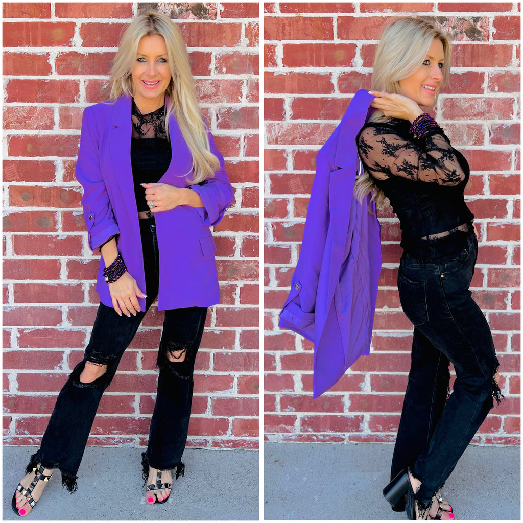 Violet Chic Sweet Blazer