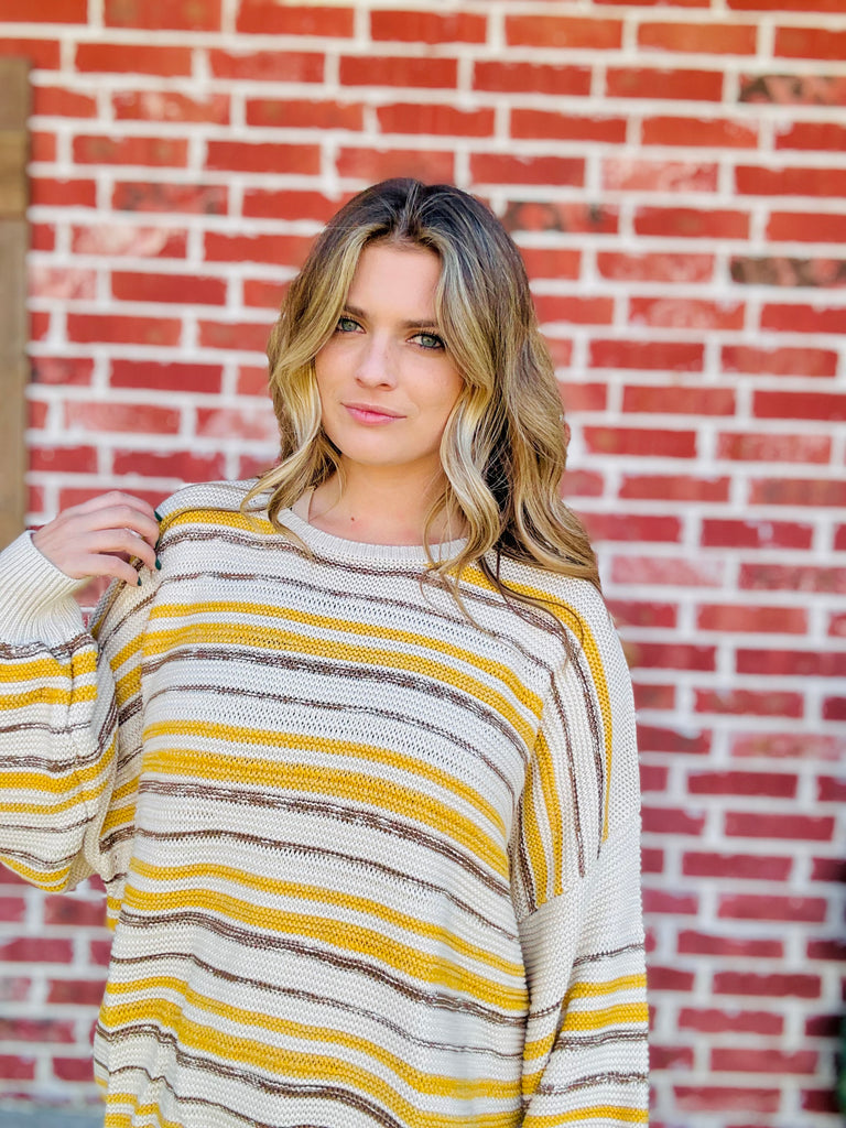 Perfect Opportunity Sweater - Mustard