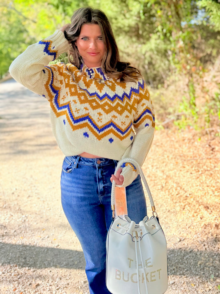 Like The Old Days Sweater - Cream